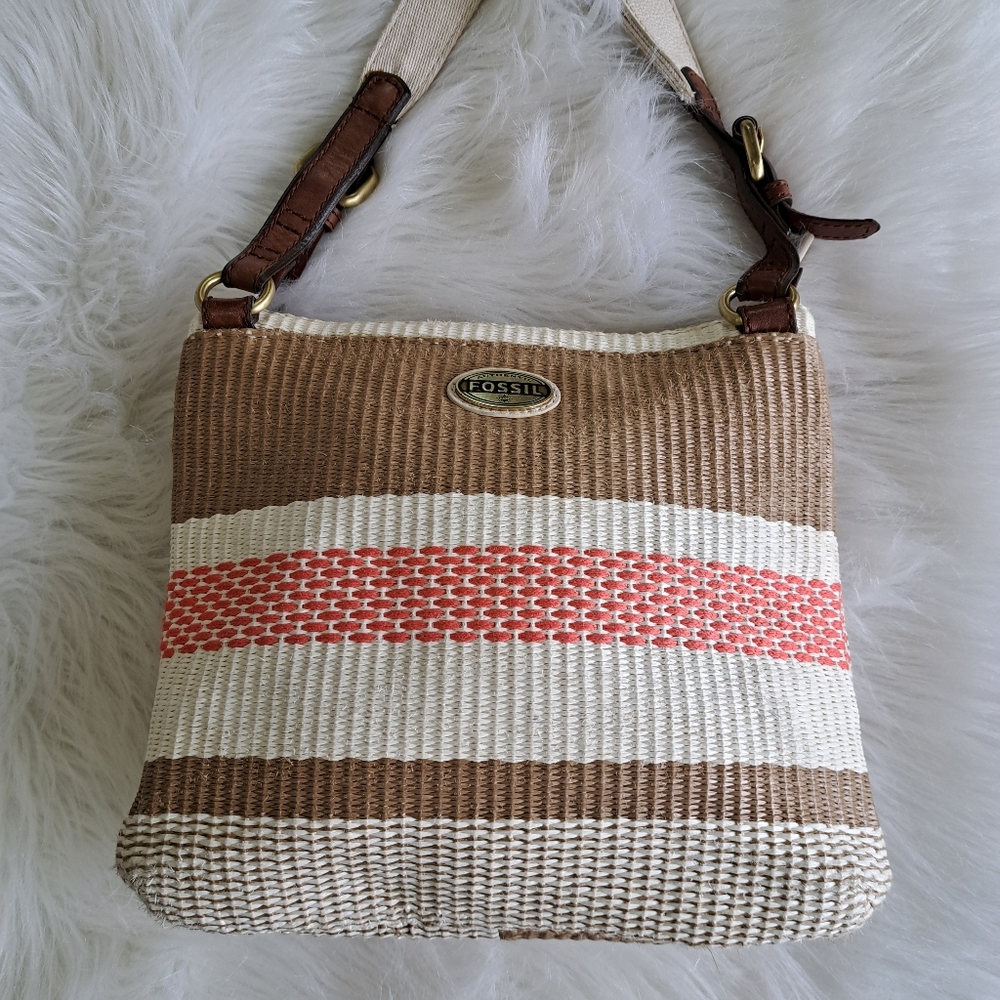 Fossil midsz leather shoulder or crossbody bag - Picture 9 of 16
